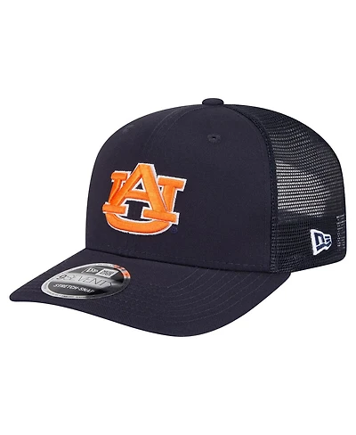 New Era Men's Navy Auburn Tigers Primary 9SEVENTY Trucker Stretch-Snap Hat