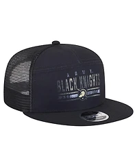New Era Men's Black Army Black Knights Split Panel 9FIFTY Snapback Trucker Hat