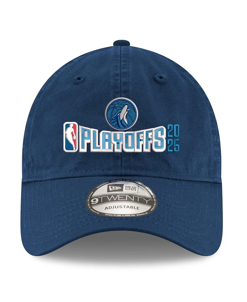 New Era Men's Navy Minnesota Timberwolves 2025 Nba Playoffs 9TWENTY Adjustable Hat
