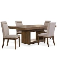 Baleigh 5-Pc. Dining Set (Table & 4 Side Chairs)