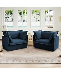 Streamdale Cozy Chenille Armchair Set for Living & Bedroom