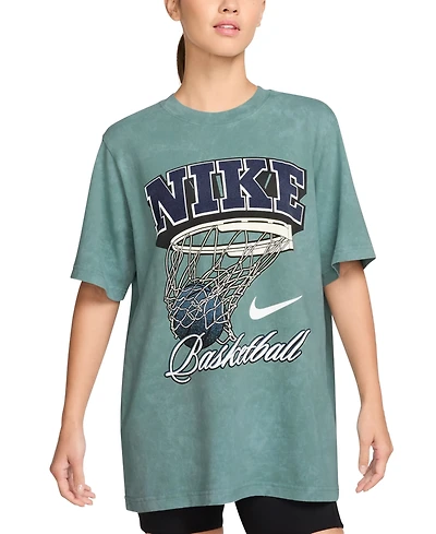 Nike Women's Cotton Basketball Graphic Short-Sleeve T-Shirt