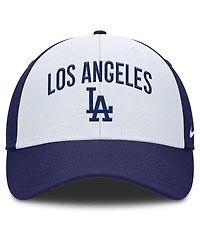 Nike Men's White/Royal Los Angeles Dodgers Club Performance Adjustable Hat