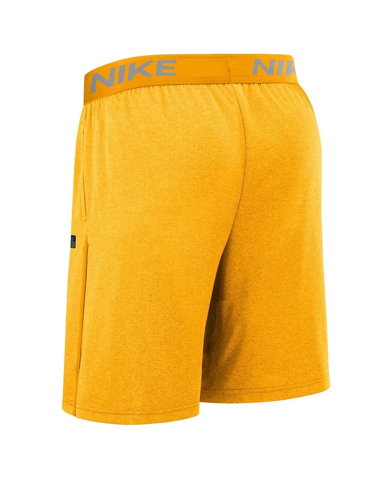 Nike Men's Gold Pittsburgh Pirates Authentic Collection City Connect Performance Knit Shorts