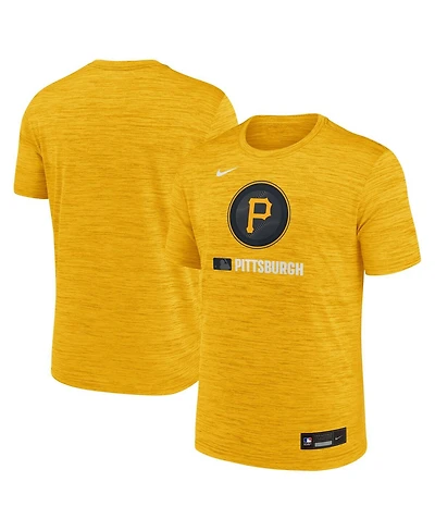 Nike Men's Gold Pittsburgh Pirates 2025 City Connect Authentic Collection Velocity Performance T-Shirt