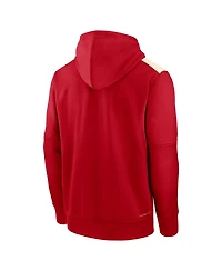 Nike Men's Red Los Angeles Angels Authentic Collection City Connect Therma Pullover Hoodie