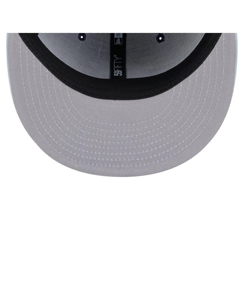 New Era Men's Navy/Light Blue Miami Marlins Color Pack 2-Tone 59FIFTY Fitted Hat