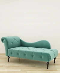 Gold Sparrow 32" Polyester Napa Diamond Tufted Chaise Lounge, Created for Macy's