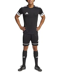 adidas Men's Regular-Fit Squad 25 Logo Shorts