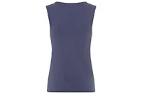 Olsen Women's Round Neck Sleeveless Shell