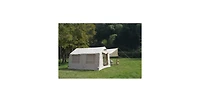 Mondawe 9.8 x13ft with canopy, Inflatable Camping Tents Hand Pump