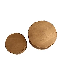 Streamdale Vintage Nested Coffee Table Set with Textured Design