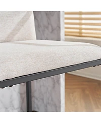 Streamdale Furniture Modern Bar Stool with Arms, Set of 2