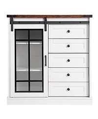 Streamdale Modern Minimalist Storage Cabinet for Kitchen, Living Room or Home