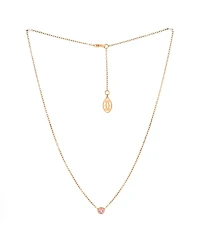 Pre-Owned Cartier Cartier D'Amour 1 Pink Sapphire Necklace 18K Rose Gold