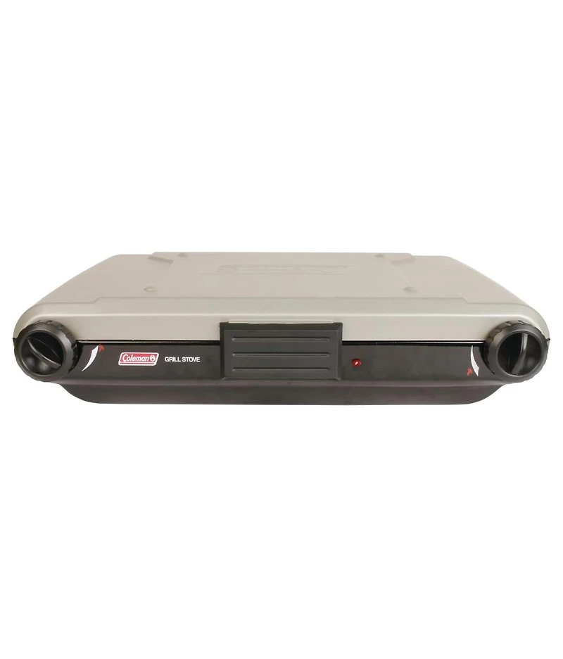 Coleman Tabletop Propane Gas Camping 2-in-1 Grill/Stove, 2-Burner