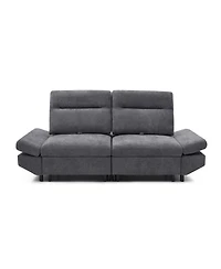 Streamdale Convertible Sleeper Sofa Bed Adjustable Futon Sofa with Chenille Upholstery (Grey)