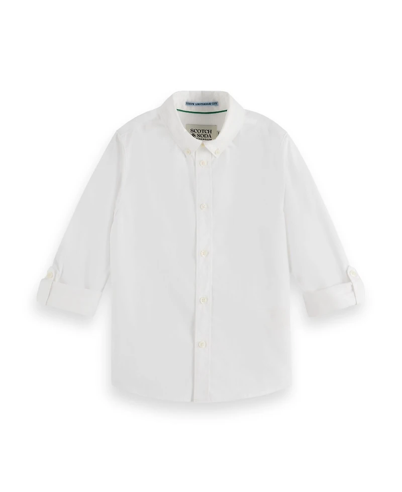 Scotch & Soda Little and Big Boys Occasional Dobby Long Sleeved Shirt