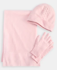 Charter Club Cashmere Hat, Gloves & Scarf Boxed Gift Set, Created for Macy's