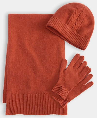 Charter Club Cashmere Hat, Gloves & Scarf Boxed Gift Set, Created for Macy's