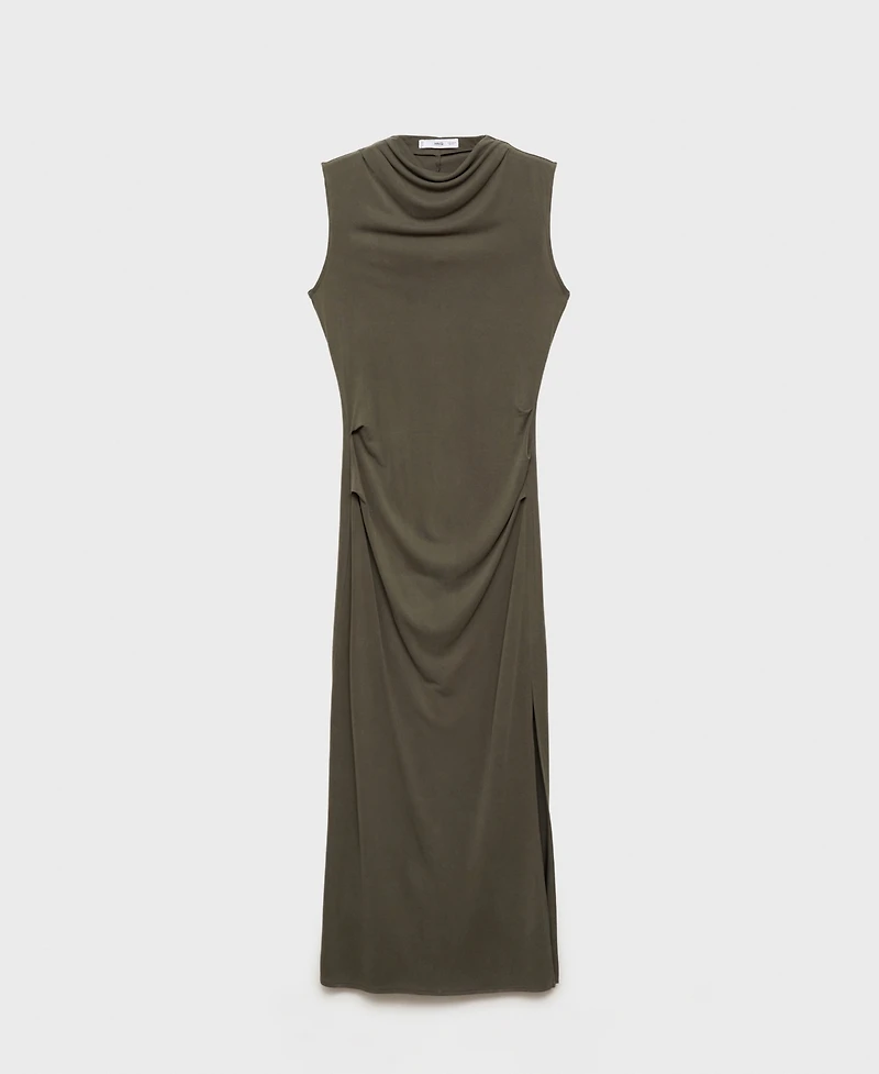 Mango Women's Draped Modal Dress