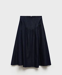 Mango Women's Flared Denim Skirts