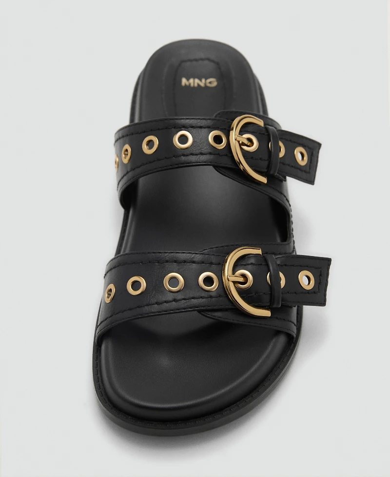 Mango Women's Buckle Strap Sandals
