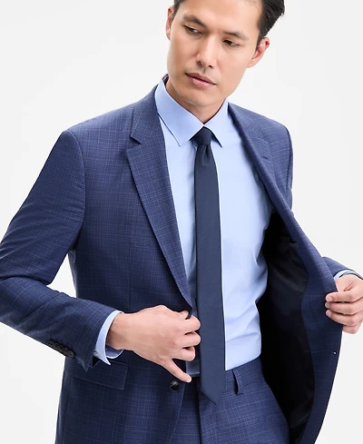 Hugo by Boss Men's Modern-Fit Plaid Suit Jacket