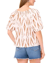 Vince Camuto Women's Square-Neck Puff-Sleeve Blouse