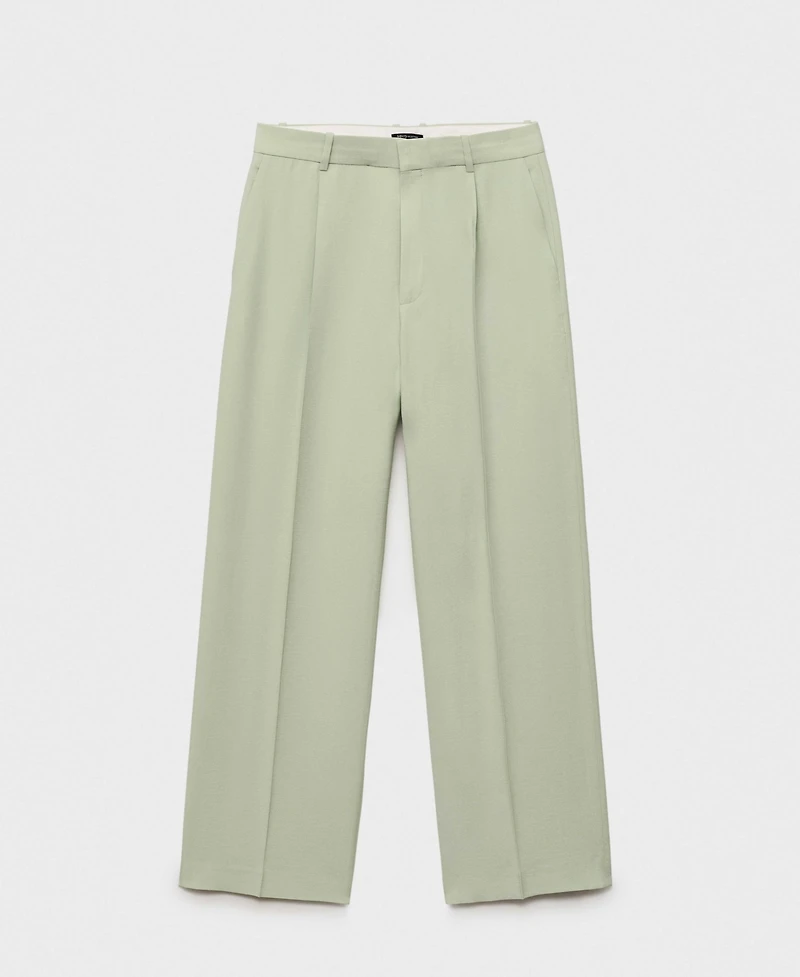 Mango Women's Straight-Fit Suit Pants