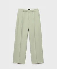 Mango Women's Straight-Fit Suit Pants