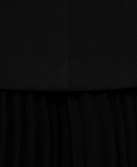 Mango Women's Combined Fabric A-Line Dress