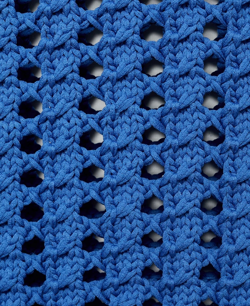 Mango Women's Short-Sleeved Crochet Sweater