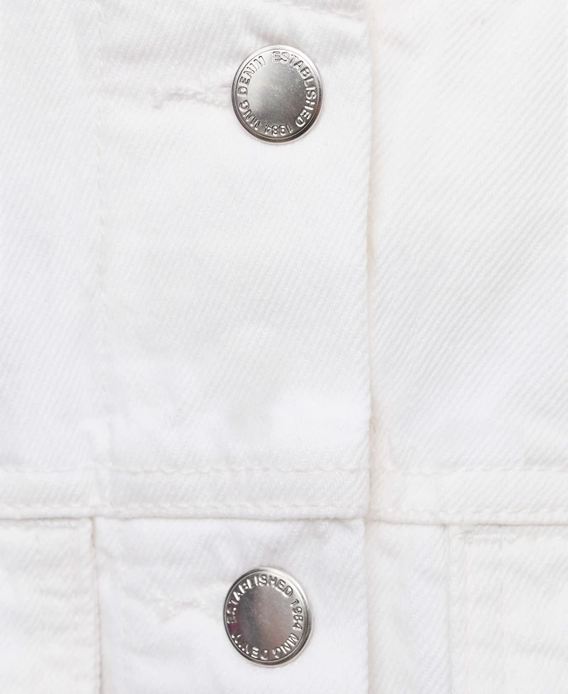 Mango Women's Crop Denim Jacket