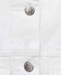 Mango Women's Crop Denim Jacket