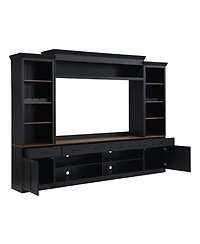 Streamdale Farmhouse Entertainment Center w/ Bookshelf - 70" Tv