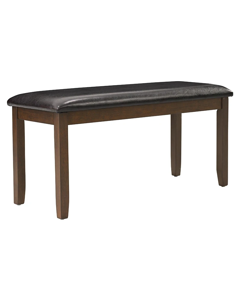 Streamdale 6-Piece Dark Walnut Farmhouse Dining Set