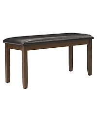 Streamdale 6-Piece Dark Walnut Farmhouse Dining Set
