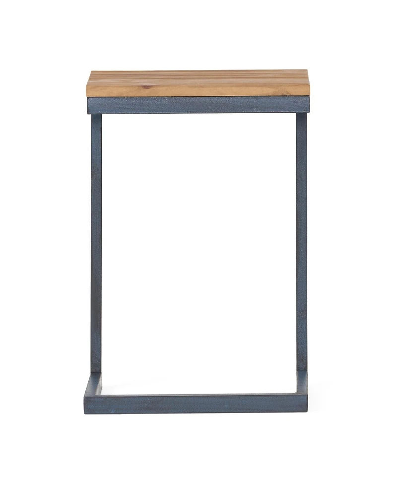Streamdale Versatile Firwood & Iron Antique Accent Table (Choose Size)