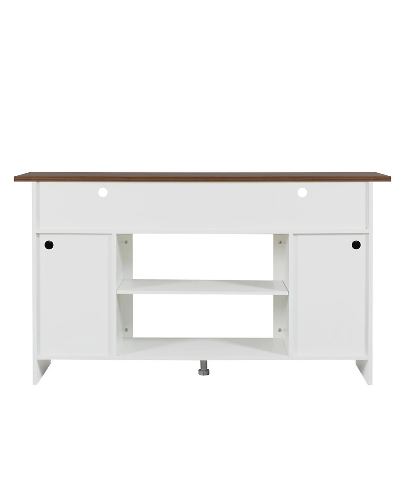 Streamdale Modern Tv Stand with Fireplace Media Console, Storage Unit, Entertainment Center