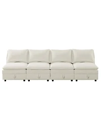 Streamdale Mira Modular 4-Piece Sofa Customizable, Comfortable, Storage-Equipped