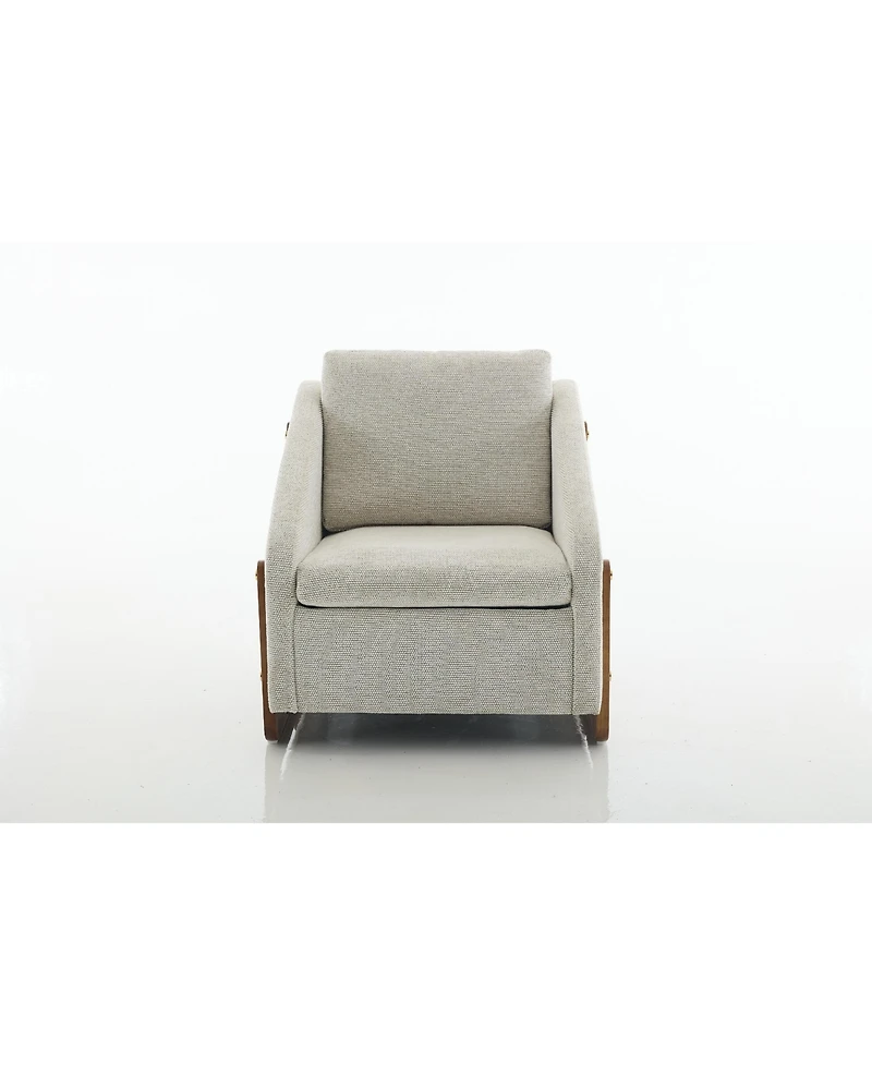 Streamdale Chenille Upholstered Armchair with Cushioned Comfort