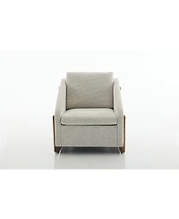 Streamdale Chenille Upholstered Armchair with Cushioned Comfort