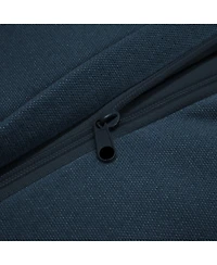 Streamdale Cozy Blue Chenille Armchair with Ample Cushioning