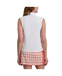 Stella Parker Women's Mock Neck Zip Front Top