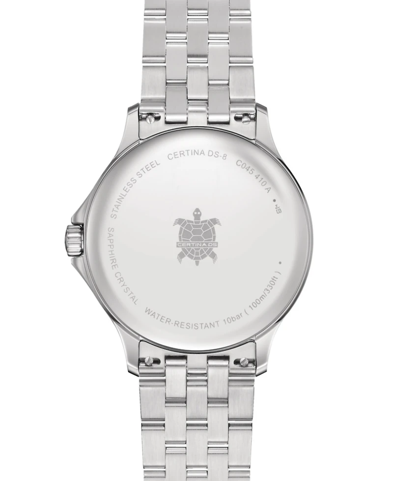 Certina Men's Swiss Ds-8 Stainless Steel Bracelet Watch 40mm