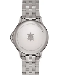 Certina Men's Swiss Ds-8 Silver-Tone Titanium Bracelet Watch 40mm