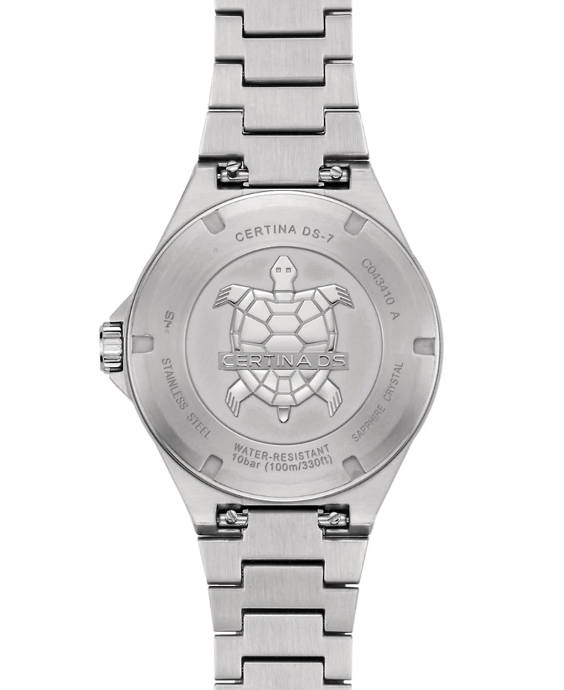 Certina Men's Swiss Ds-7 Stainless Steel Bracelet Watch 39mm