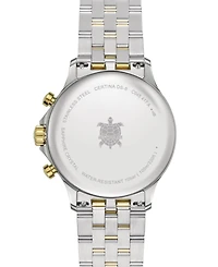 Certina Men's Swiss Chronograph Ds-8 Two-Tone Stainless Steel Bracelet Watch 41mm