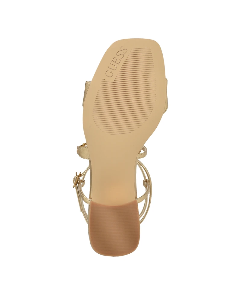 Guess Women's Galeon Strappy Block Heel Sandals